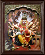 Ukkara Narasimhar 3D Tanjore Painting
