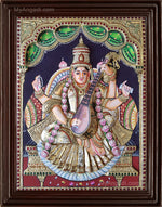 Saraswathi3D Tanjore Painting