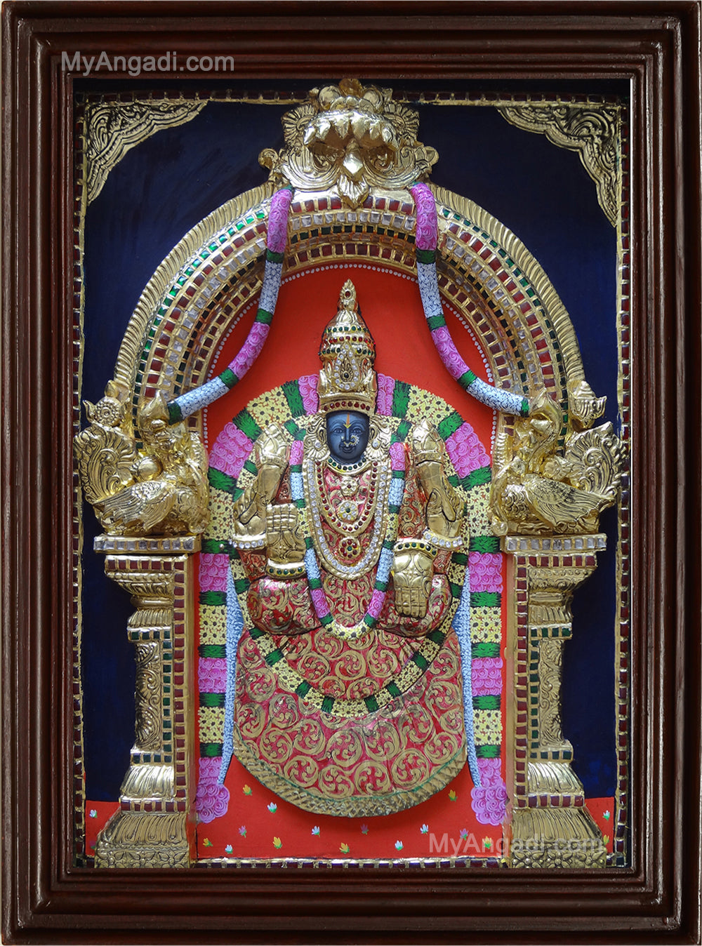 Padmavathi Amman Thaayaar3D Tanjore Painting