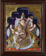 Saraswathi3D Tanjore Painting