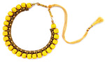 Youth Yellow Thread Necklace
