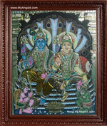 Vishnu Lakshmi Tanjore Paintings