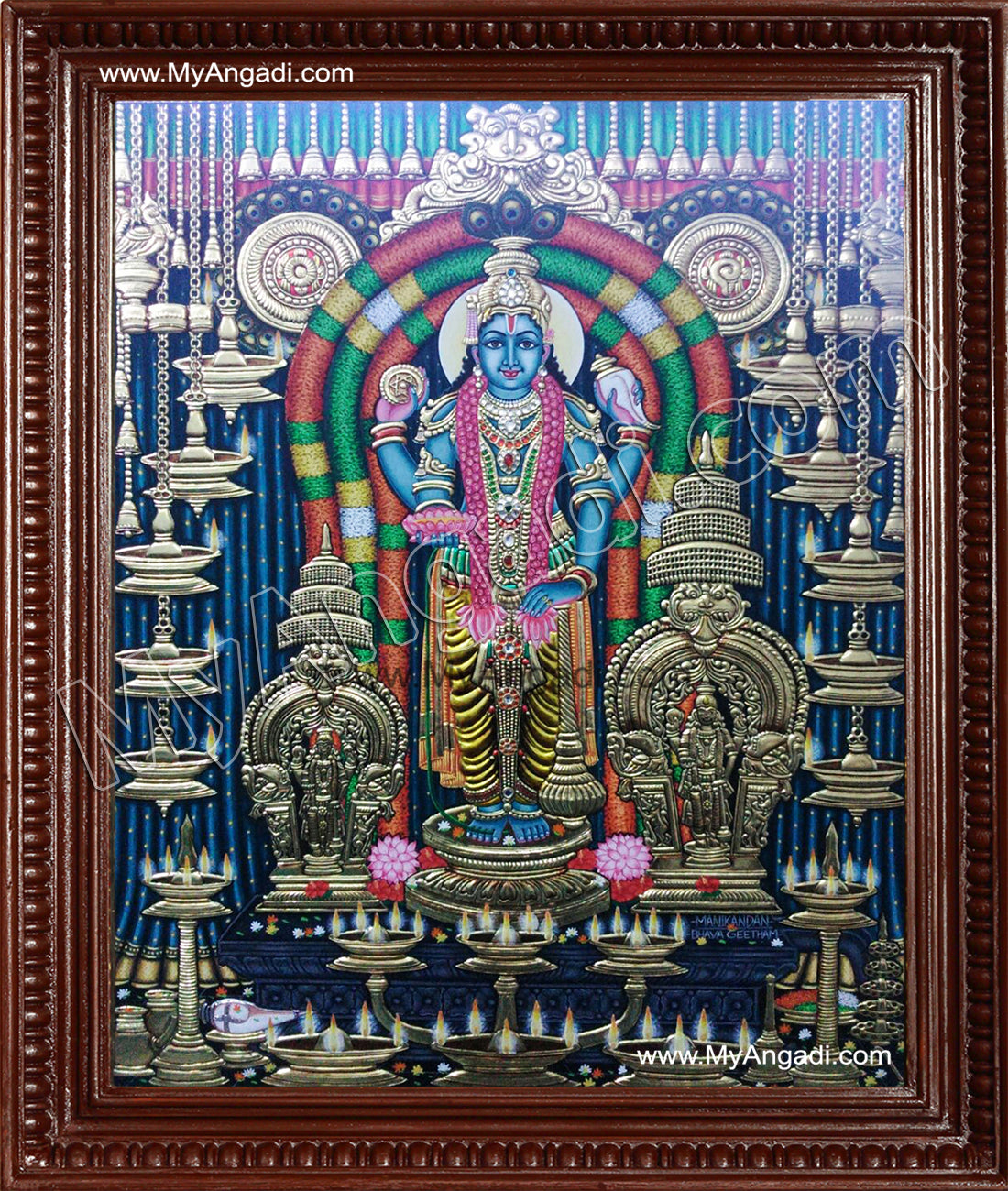 Guruvayoorappan Tanjore Paintings