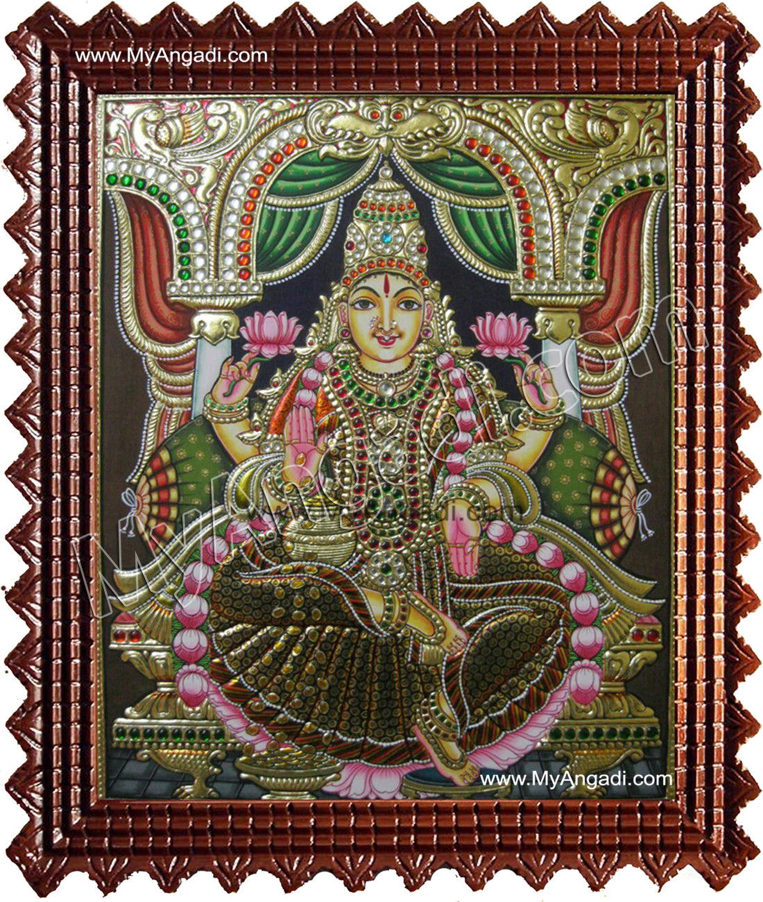 Iswarya Lakshmi Tanjore Paintings