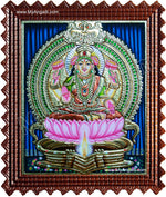 Lakshmi in Kamatchi Lamp Style