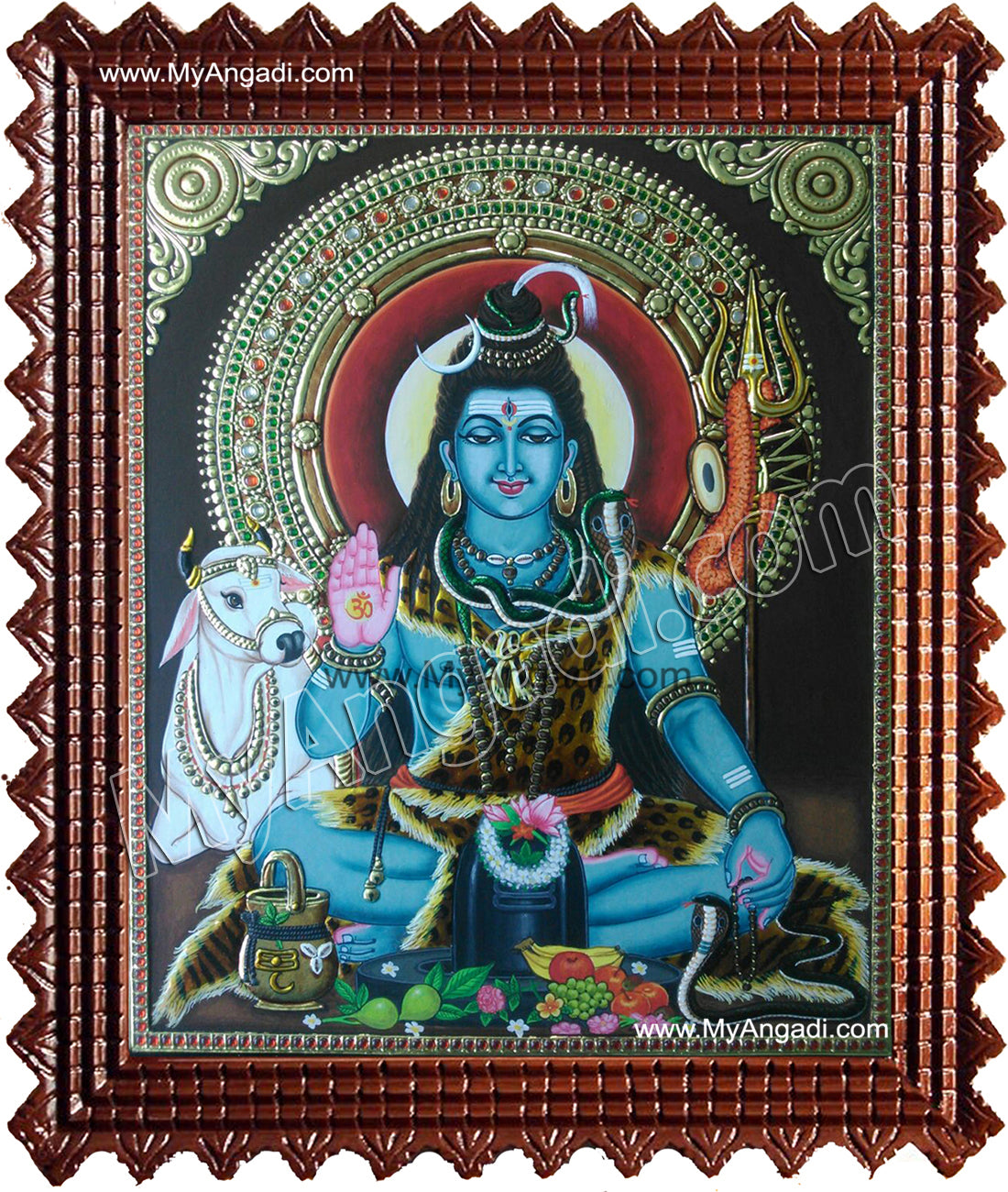 Lord Siva Tanjore Paintings