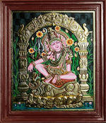 Lord Siva in Indonesia Style Tanjore Paintings