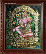 Lord Siva in Indonesia Style Tanjore Paintings