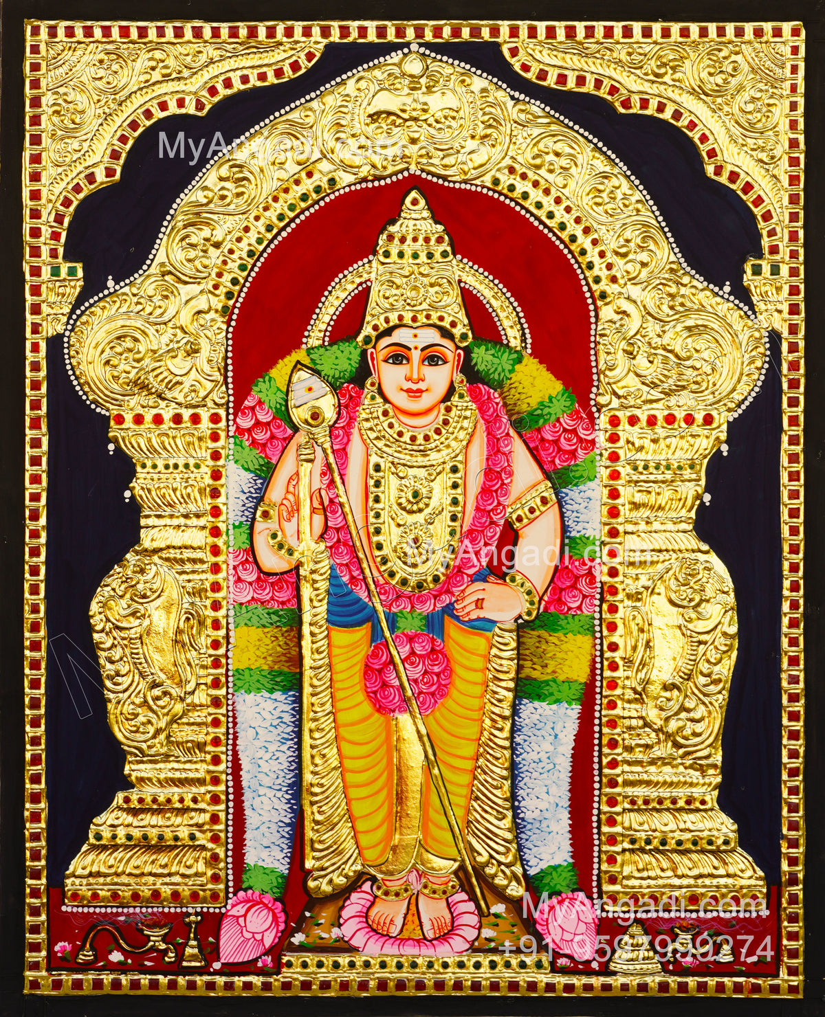 Murugan Tanjore Paintings