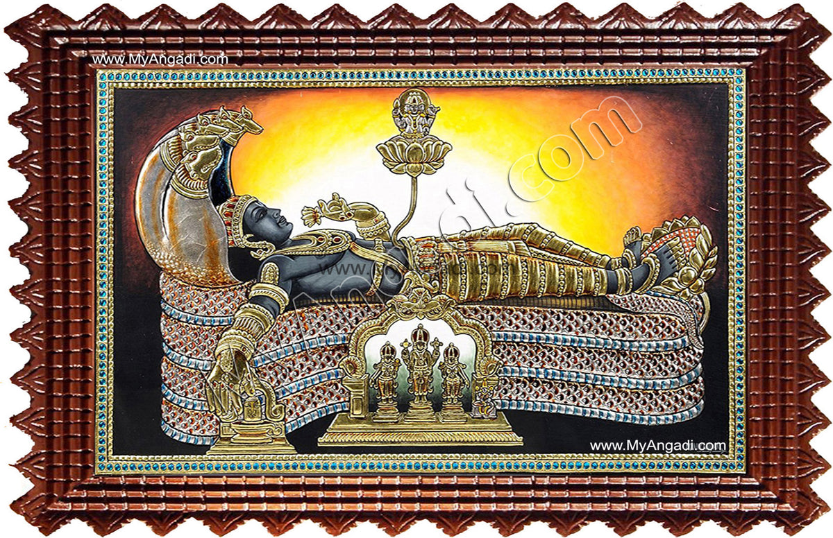 Lord Padmanabaswamy Tanjore Paintings