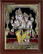 Ganesha and Murugan Tanjore Paintings