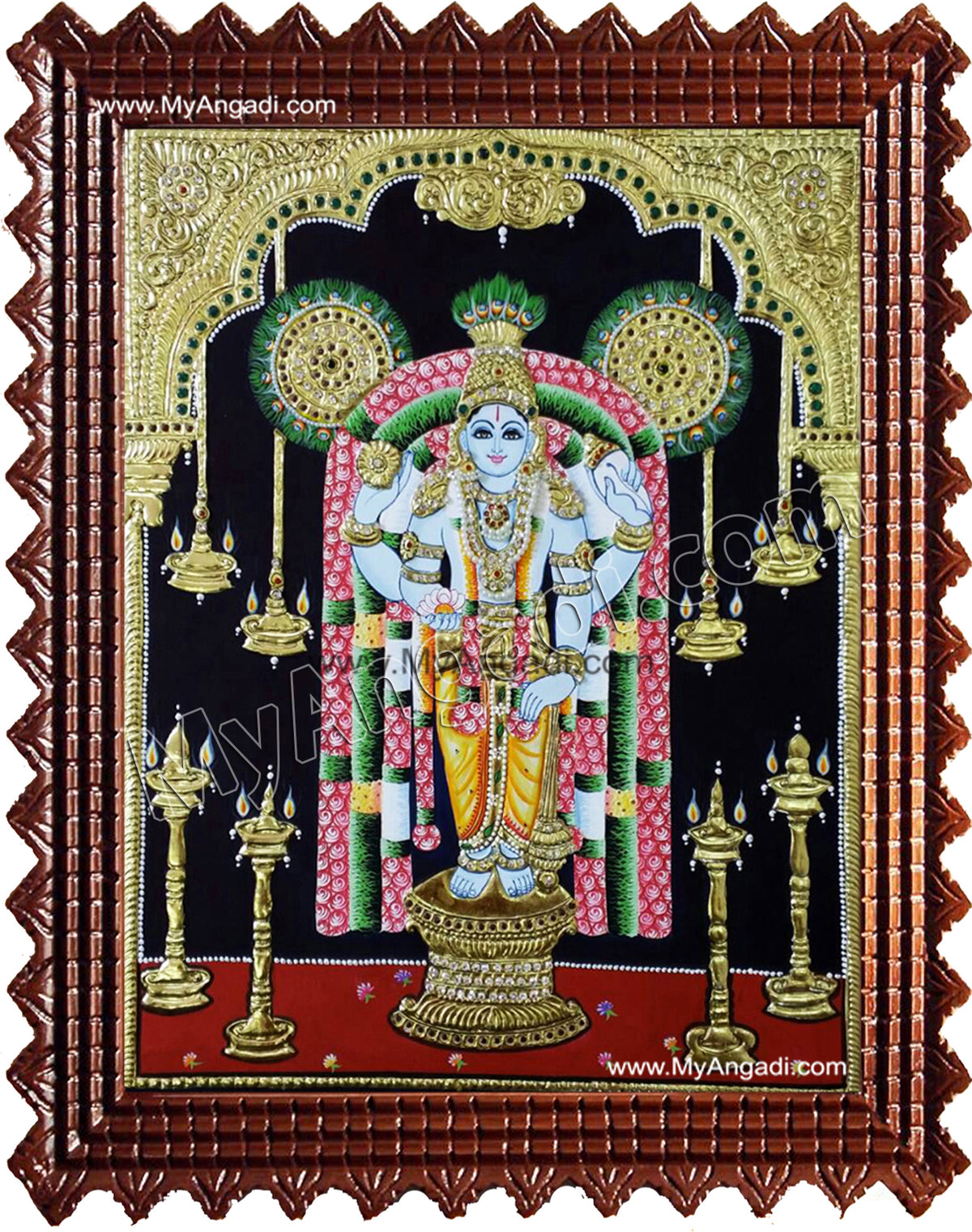Guruvayoorappan Tanjore Paintings