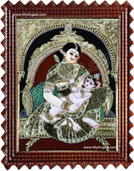 Yasodha Feeding Krishna Tanjore Paintings