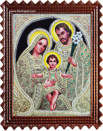 Jesus, Mary and Joseph Tanjore Paintings