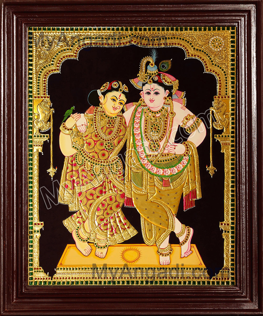 Radhe Krishna Tanjore Paintings