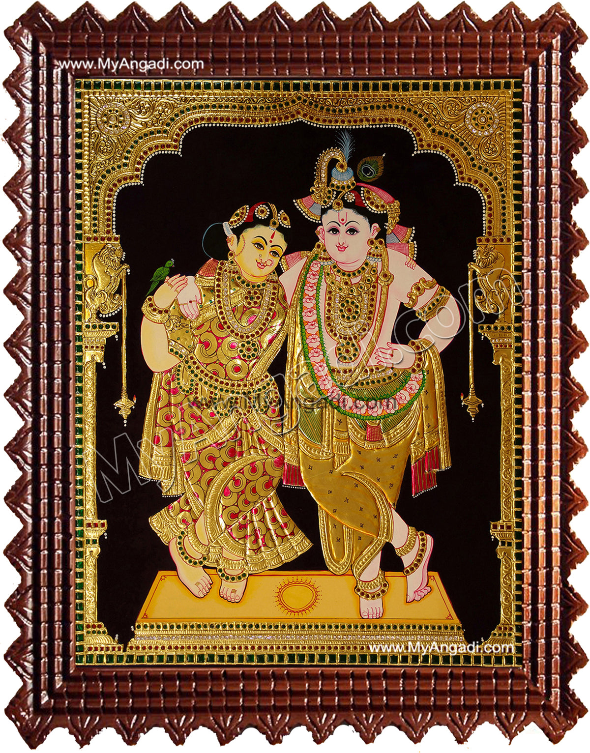 Radhe Krishna Tanjore Paintings