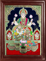 Kubera Lakshmi Tanjore Paintings