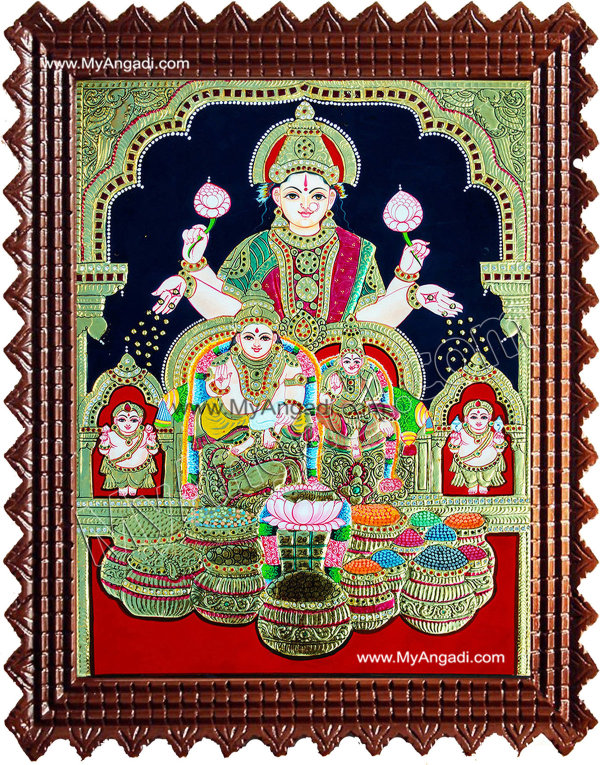 Kubera Lakshmi Tanjore Paintings