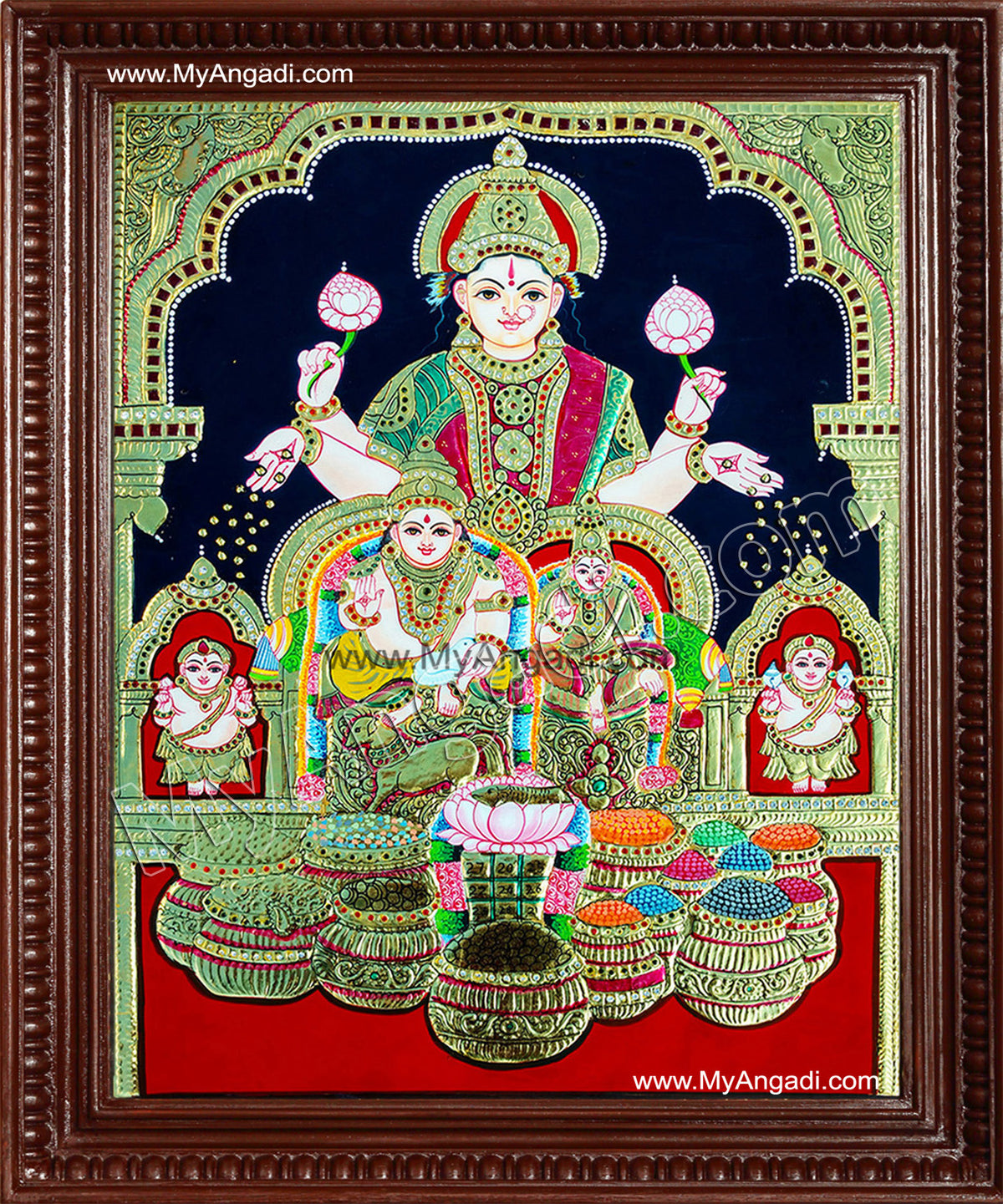 Kubera Lakshmi Tanjore Paintings