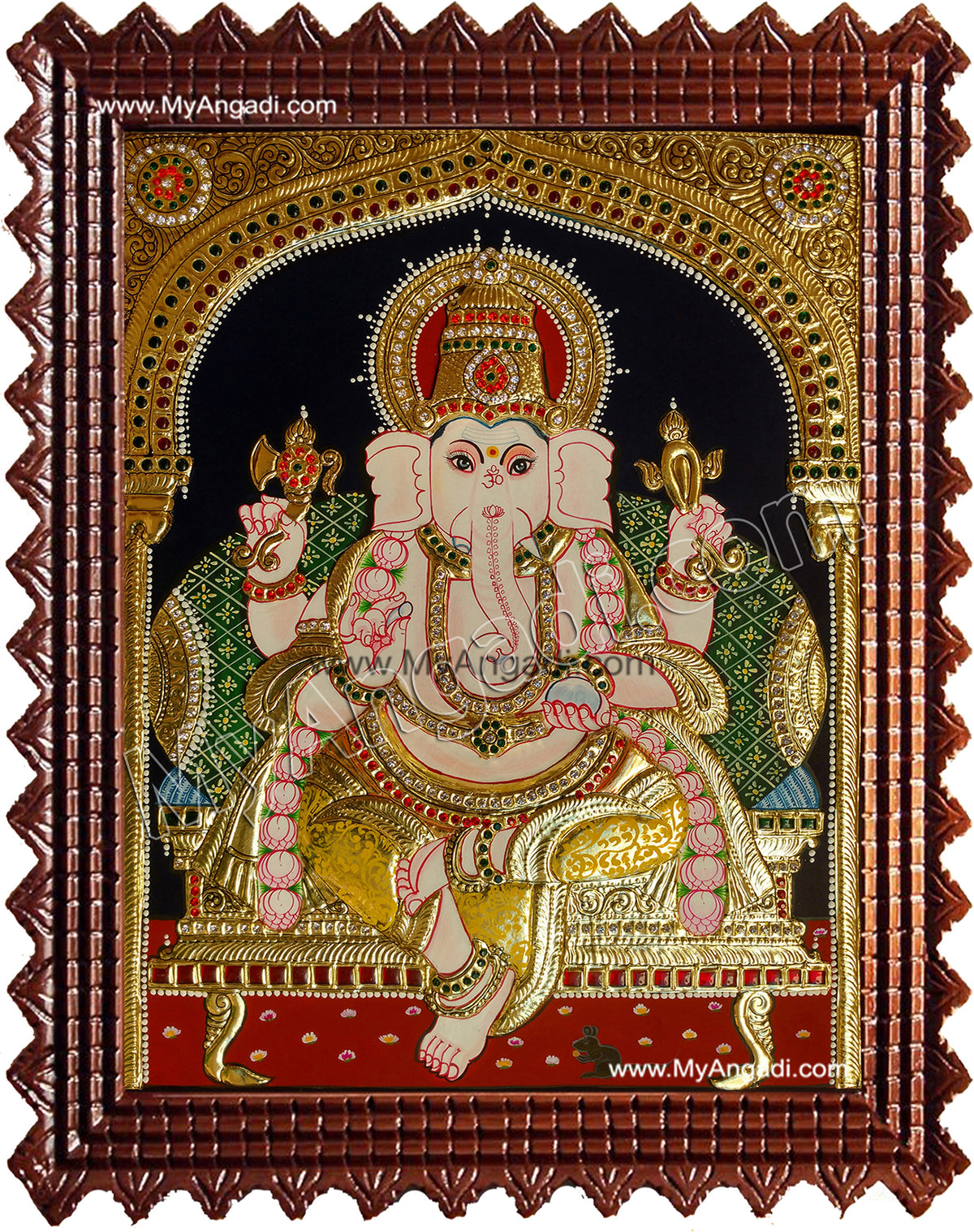 Ganesha Tanjore Painting