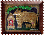 Komatha with Saint Tanjore Painting