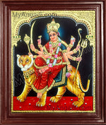 Durga Devi Tanjore Painting