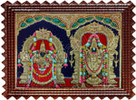 Balaji and Padmavathi Amman Tanjore Paintings