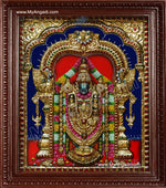Tirupati Balaji Super Emboss Tanjore Painting