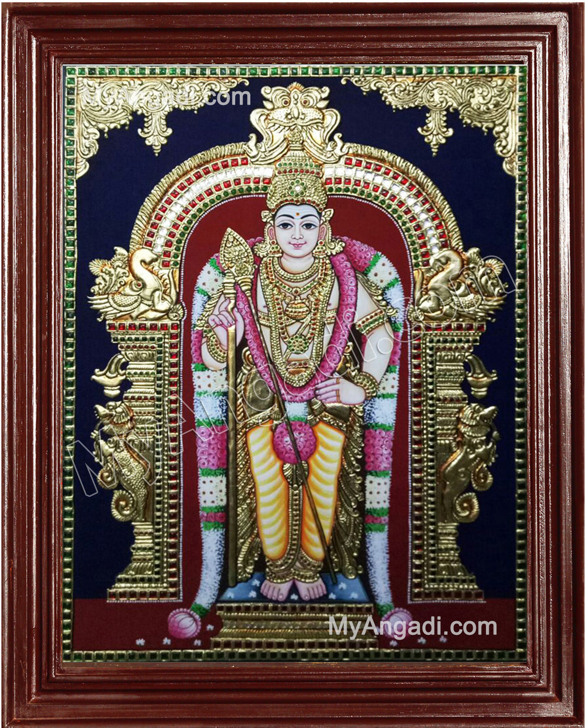 Murugan Tanjore Painting