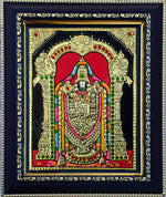 Tirupathi Balaji / Venkateswara Perumal Small Size Tanjore Paintings