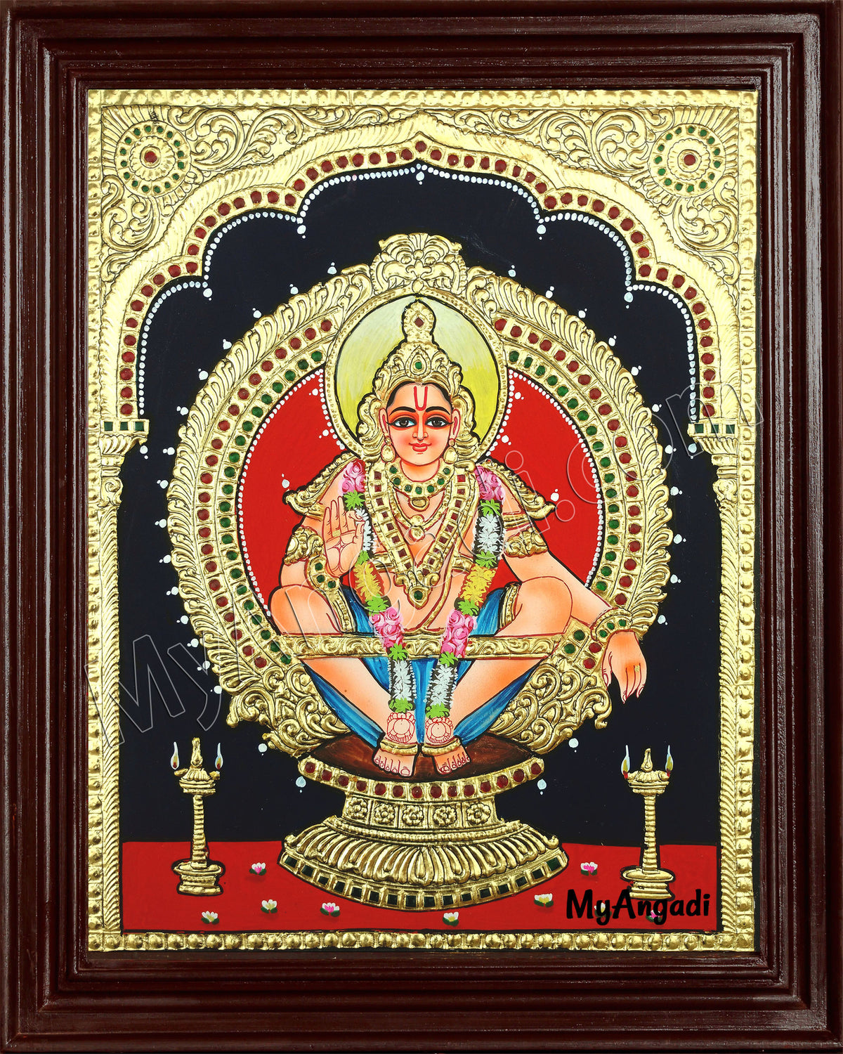 Iyyappan Tanjore Painting