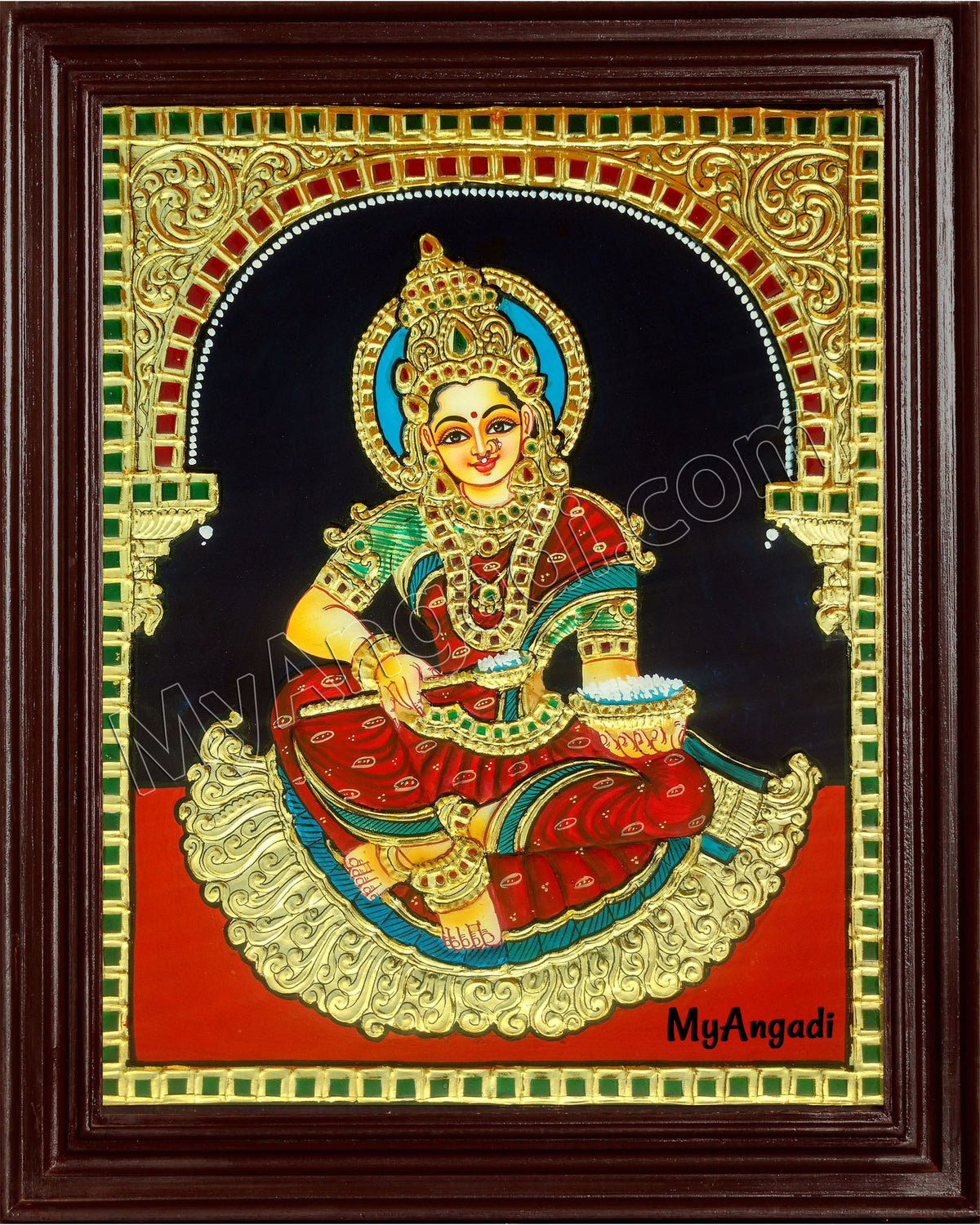Annapurna Tanjore Painting