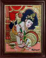 Butter Vennai Krishna Tanjore Painting