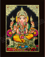 Ganesha Small Tanjore Painting