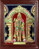 Raja Alangara Murugan Tanjore Painting