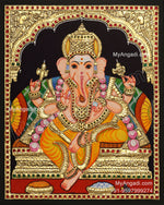 Ganesha Tanjore Painting