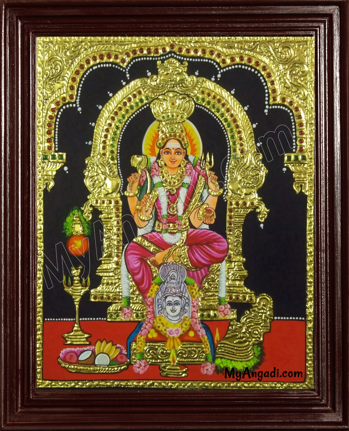 Karumariamman Tanjore Painting