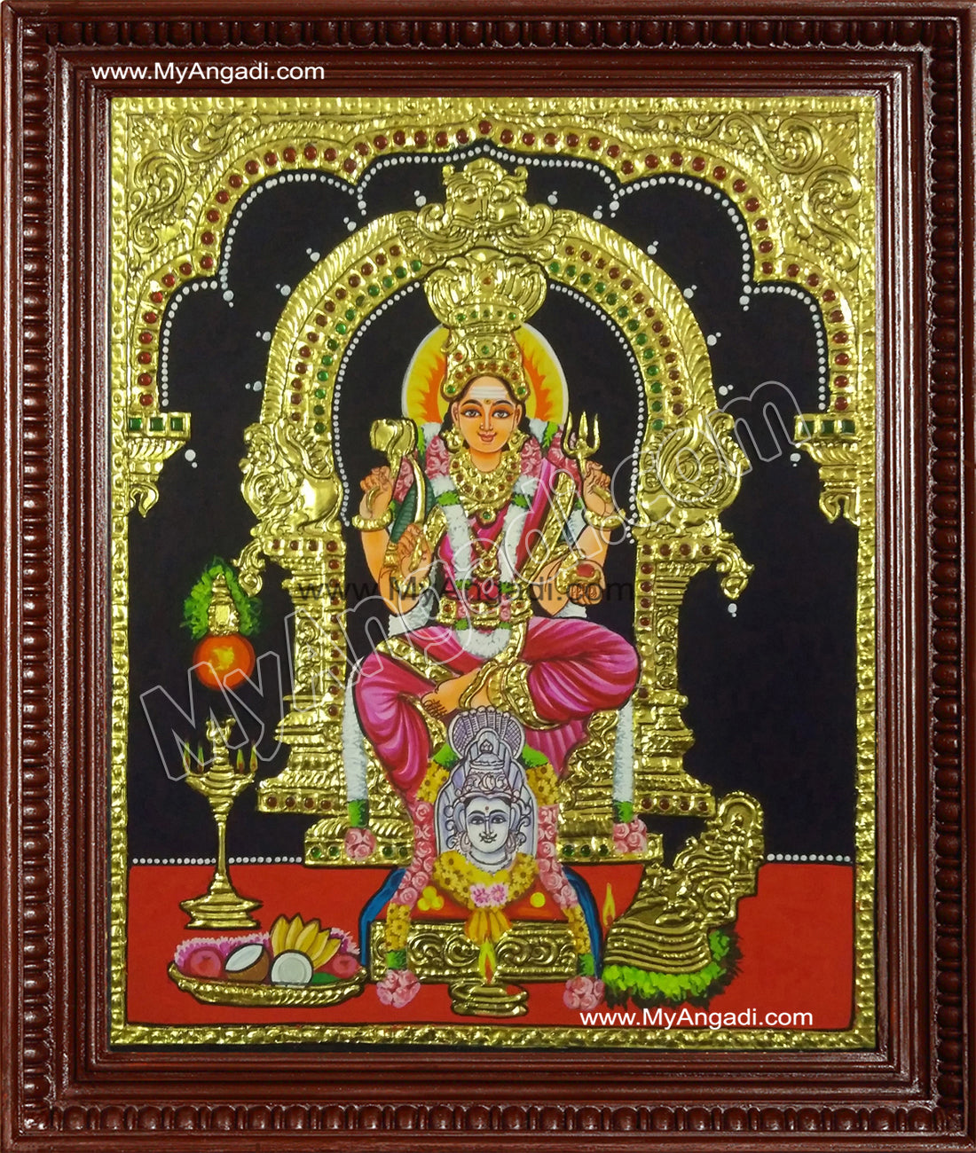 Karumariamman Tanjore Painting