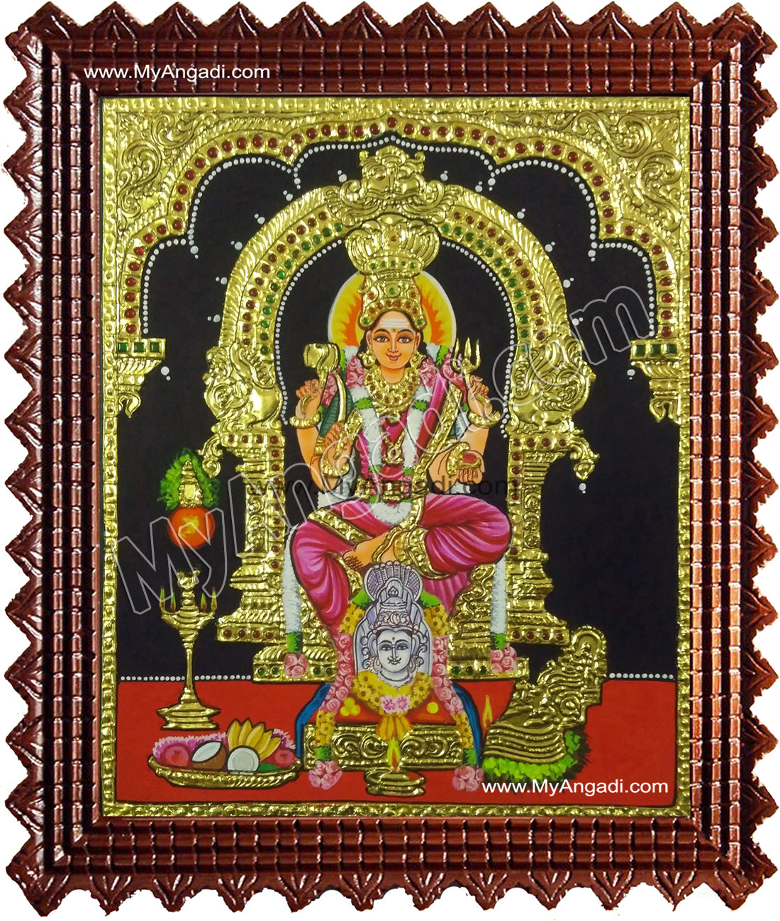 Karumariamman Tanjore Painting
