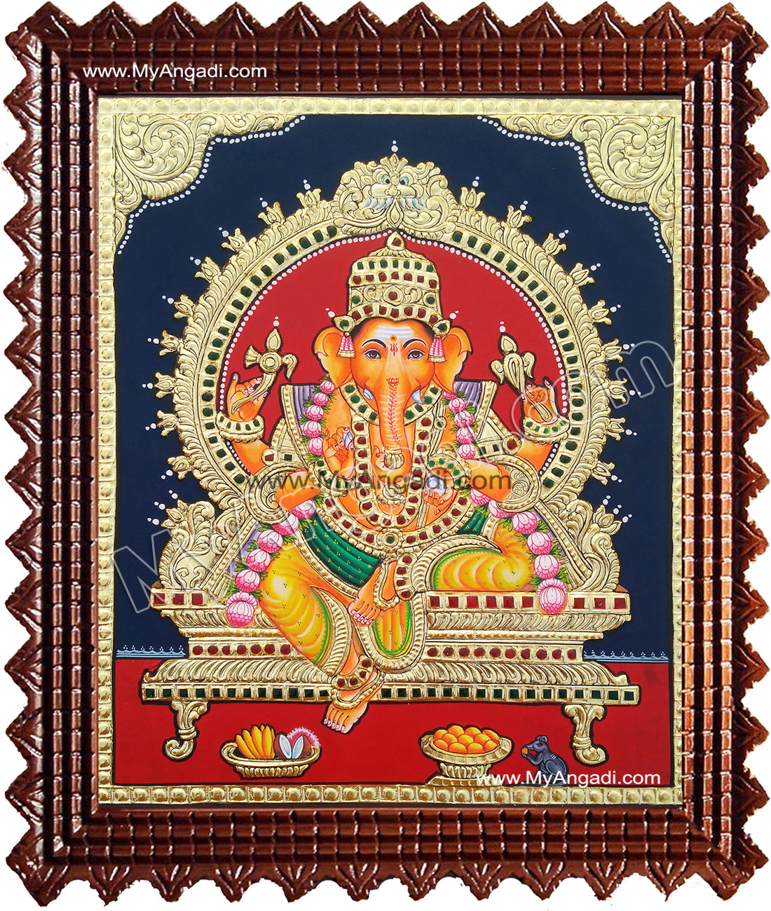 Ganapathi Tanjore Painting Tanjore Painting