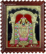 Balaji with Lakshmi Tanjore Painting