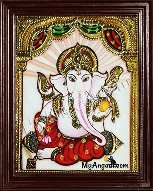 Ganesha Tanjore Painting