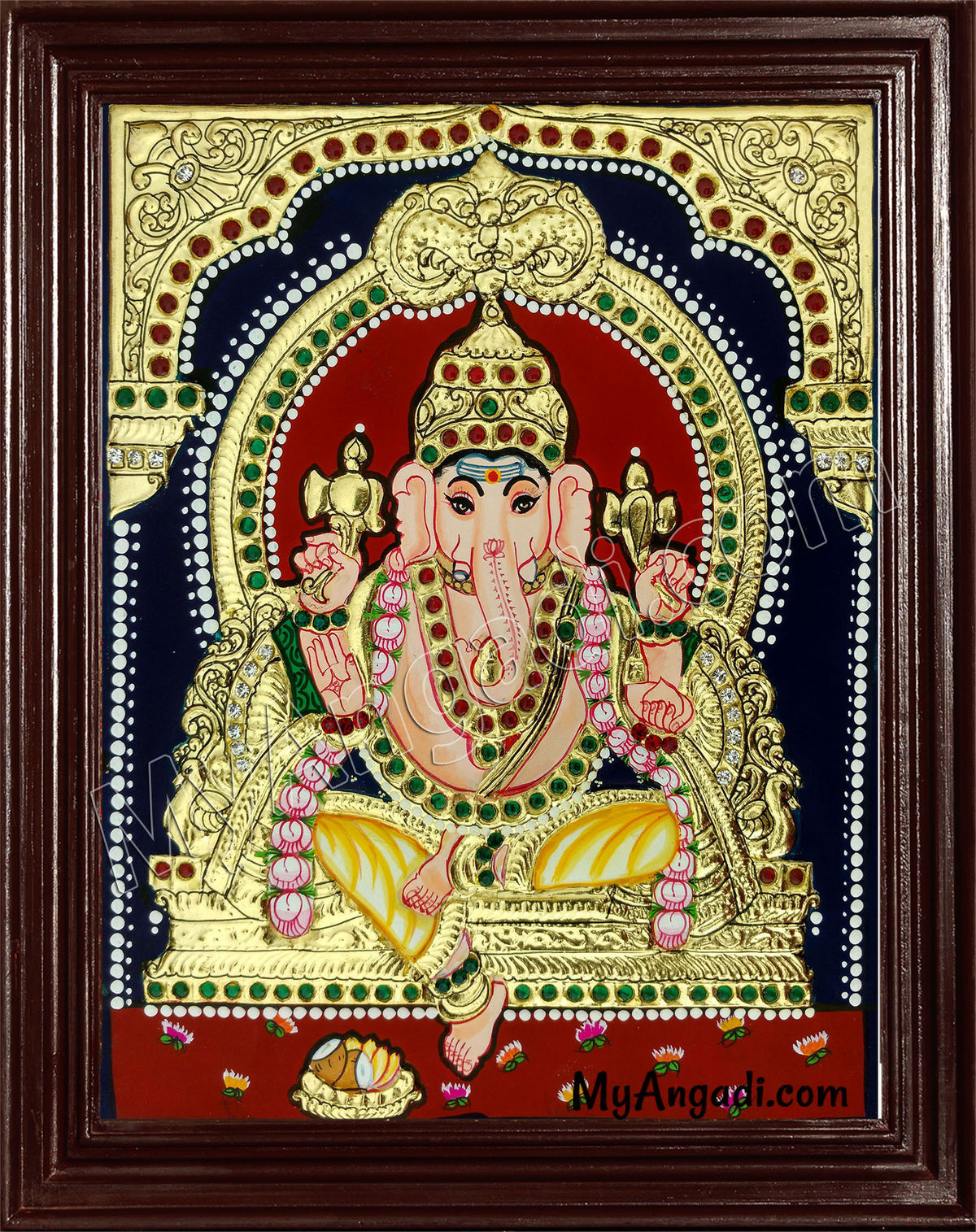 Ganesha Tanjore Painting