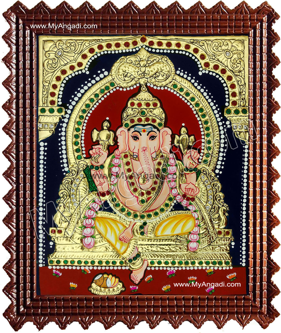 Ganesha Tanjore Painting