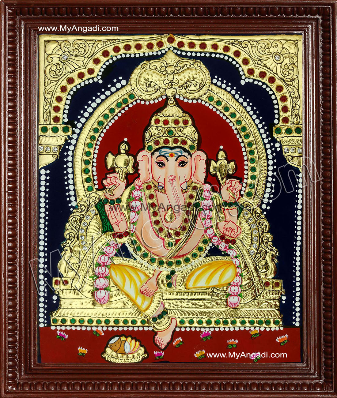 Ganesha Tanjore Painting