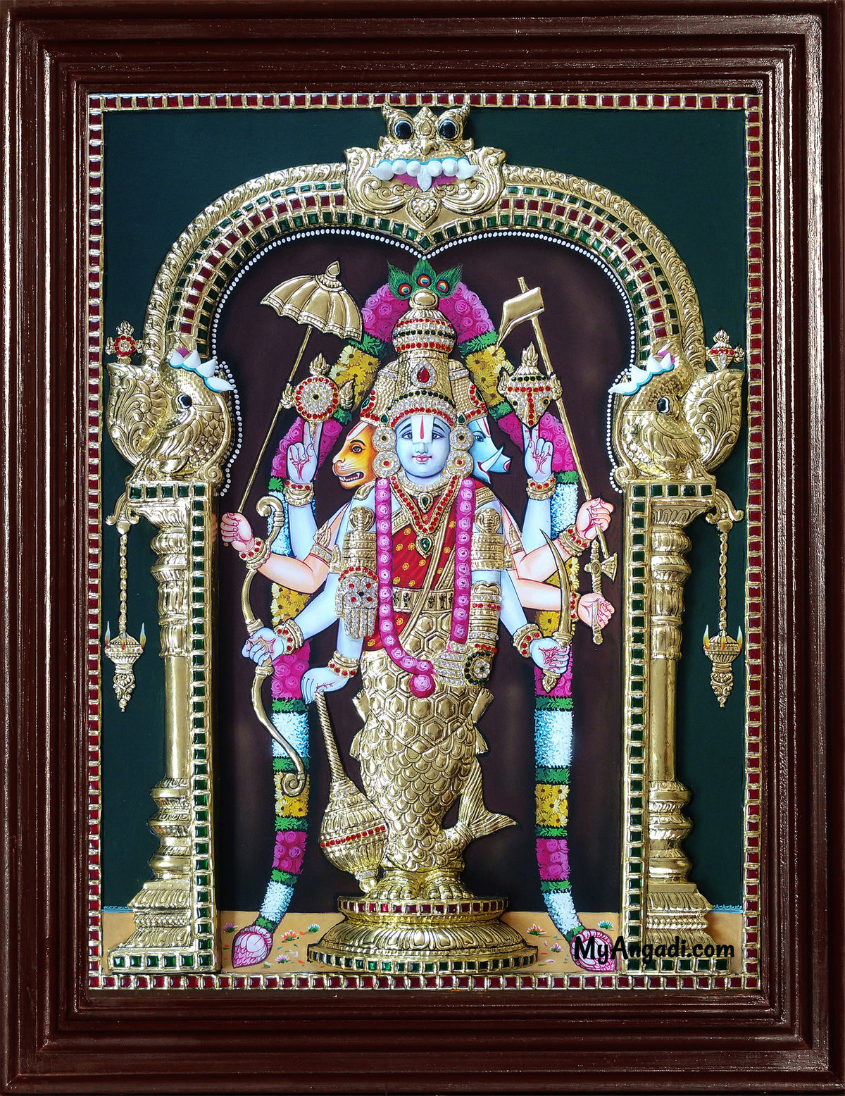 Dasavatharam Super Emboss Tanjore Painting