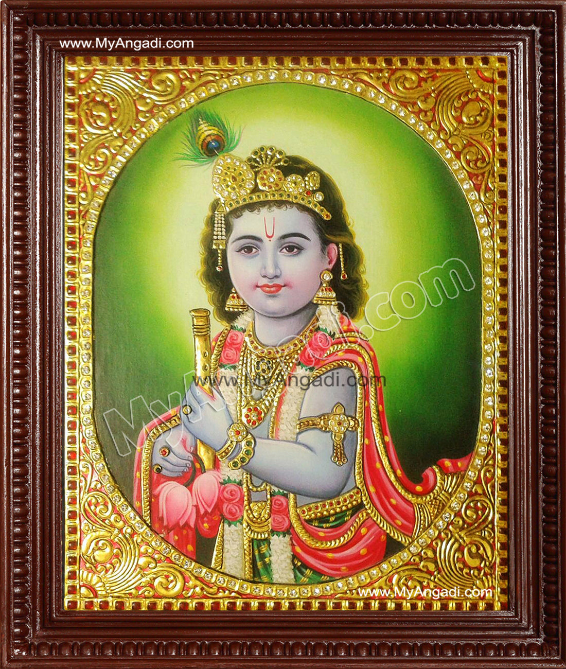 Krishna Tanjore Painting