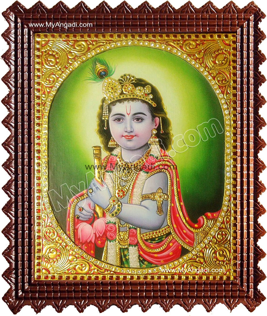 Krishna Tanjore Painting