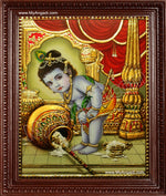 Butter Krishna Tanjore Painting