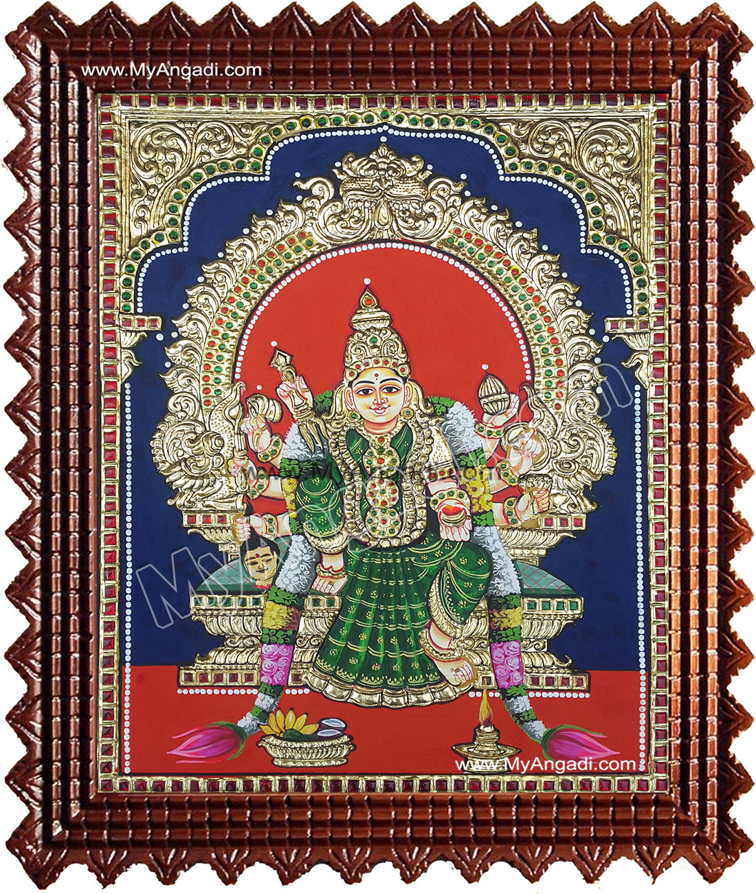 Kuladeivam Tanjore Painting